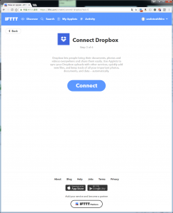 connect dropbox